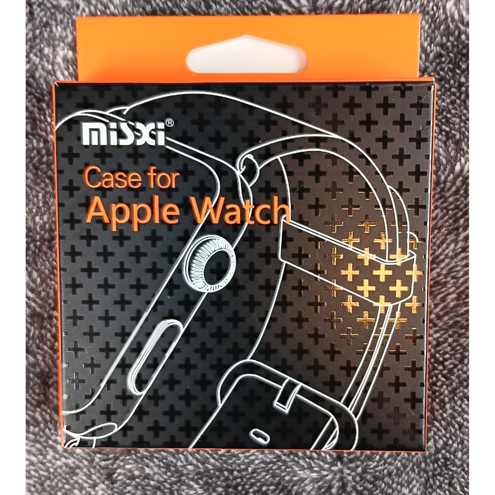 Misxi 2-Pack Black Hard Case for‎ Apple Watch Series 9/8/7 41mm
